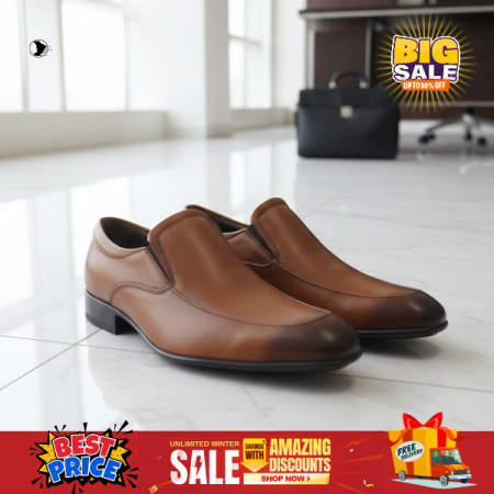 Takeo Kikuchi Mens Slip-on Loafers - Brown