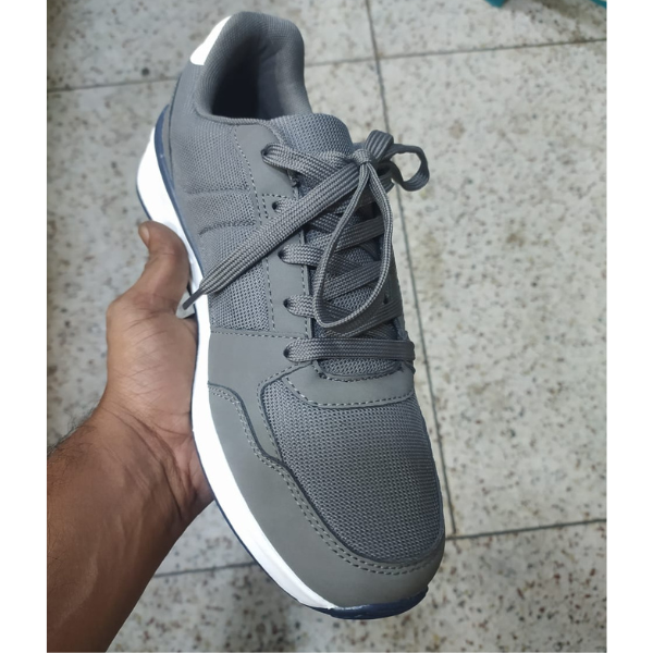 Esmara Men’s Gray Casual Sneakers - Image 2
