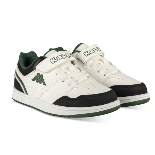 Kappa boy's Court Sneakers - Green - Image 3