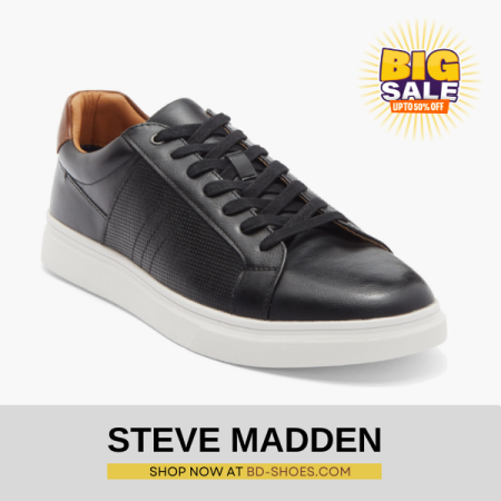 STEVE MADDEN Black Sneakers