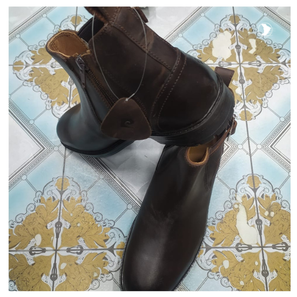 Men’s Premium Leather Chelsea Boots - Chocolate Brown - Image 3