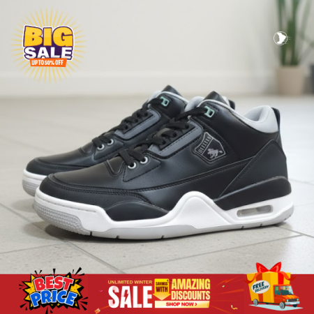 Mustang Highneck Sneakers - Black