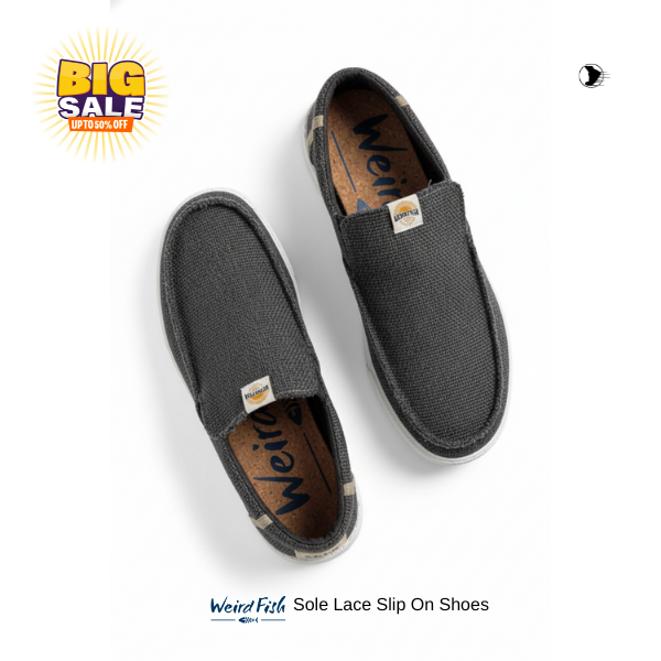 Lightweight Lace Slip on - Gray - Image 2