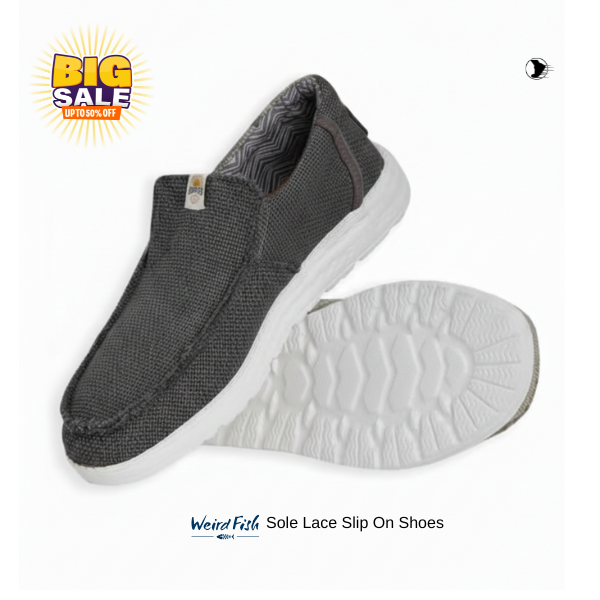 Lightweight Lace Slip on - Gray - Image 3