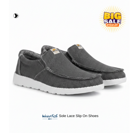 Lightweight Lace Slip on - Gray