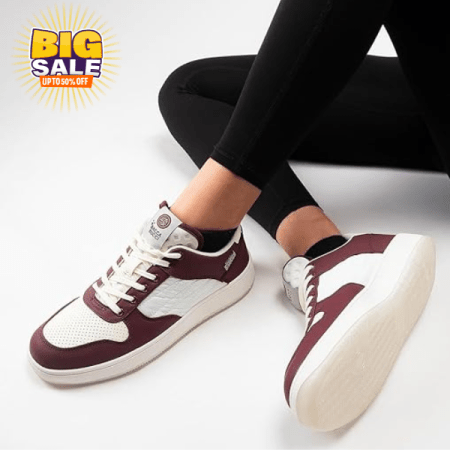 Bacca Bucci Women’s Sneakers – Chocolate & White
