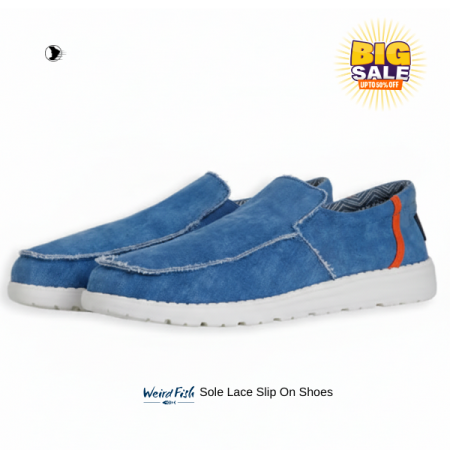 Lightweight Lace Slip on - Blue