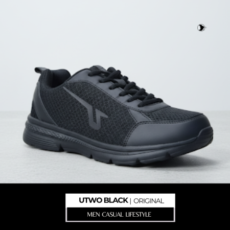 UTWO Black Casual Hiker Sneaker
