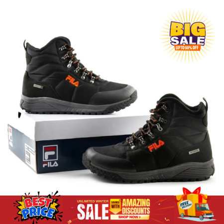 Fila Waterproof Hiking Boots – Black