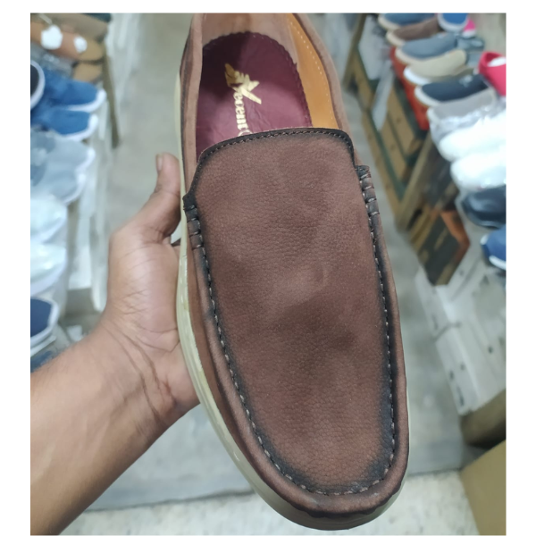 Men’s Classic Leather Comfort Loafer – Chestnut Brown - Image 3