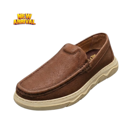 Men’s Classic Leather Comfort Loafer – Brown