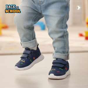 Max Kids Cartoon Car Sneakers