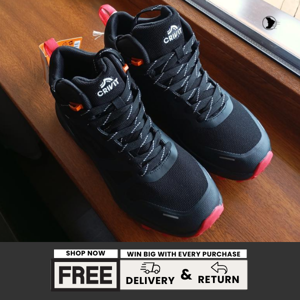 Crivit Highneck Boots - Waterproof - Black