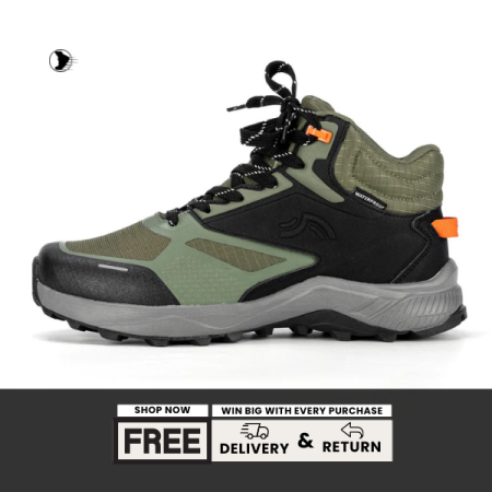 Crivit Highneck Boots - Waterproof - Olive Green