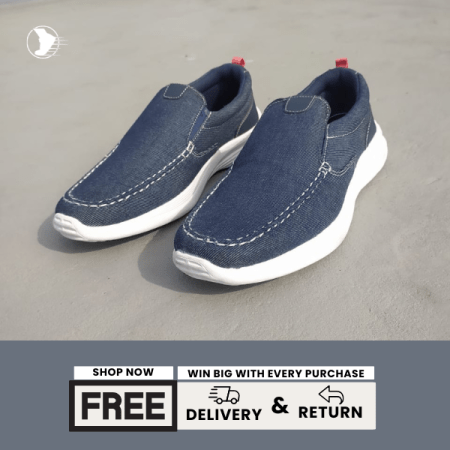 MERRELL Slip-On Casual Sneakers – Blue Denim