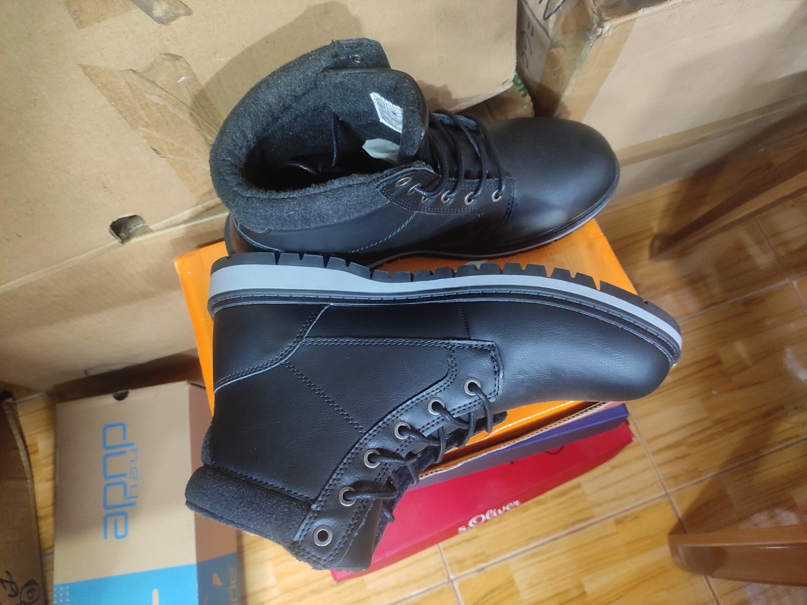 UP2 FASHION BOOT - BLACK - Image 3