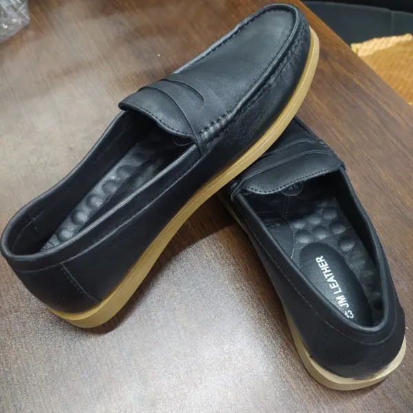 Men’s Genuine Leather Penny Loafers - JM Leather - Image 4