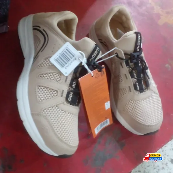 Crivit Women's Lightweight Mesh Athletic Sneakers - Walking, gym workouts, light jogging, or everyday casual wear. Shop now with Free Delivery!