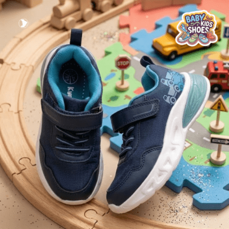 These sneakers are designed to handle everything from the classroom to the playground with a focus on comfort and ease of use.