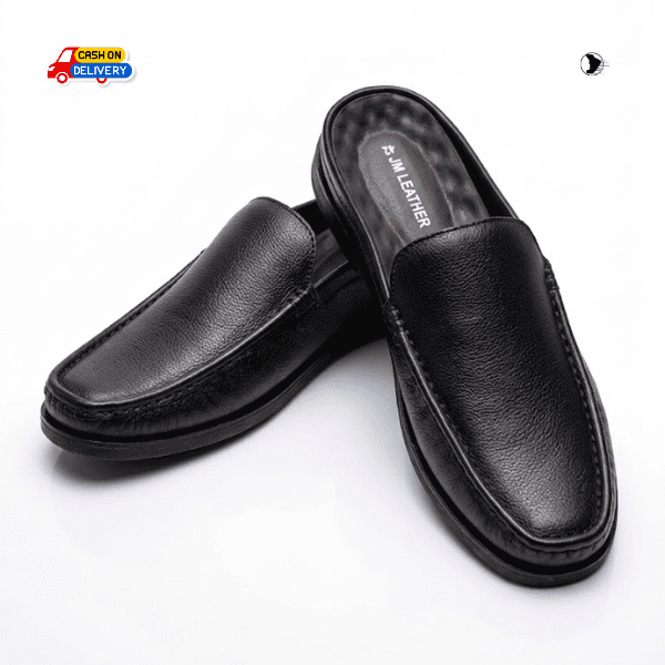 Premium Genuine Leather Half-Loafers, perfect for Semi-formal events, office wear, traditional ceremonies, and smart-casual outings