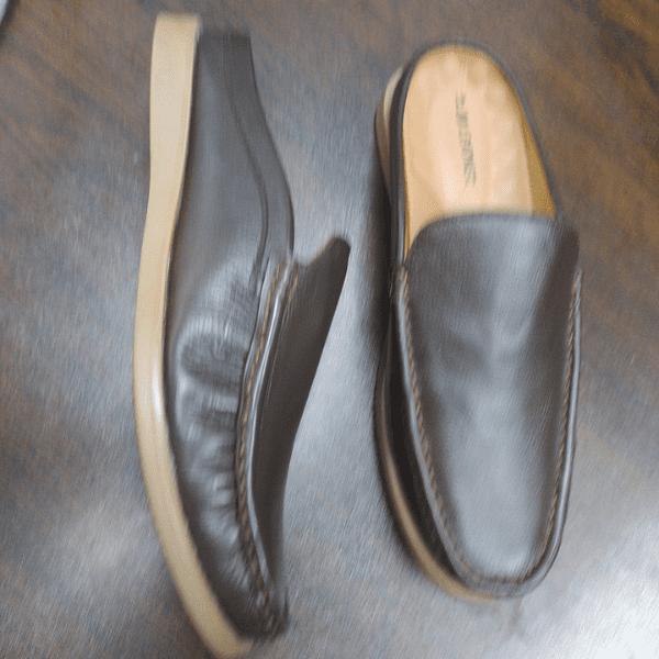 JM Leather Men's Genuine Leather Half-Loafers - Image 2