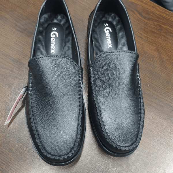 Genex Premium Textured Leather Loafers - Image 2