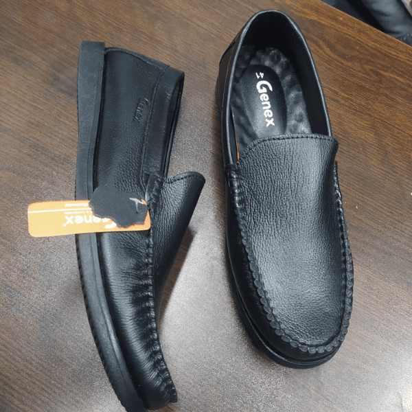 Genex Premium Textured Leather Loafers - Image 3