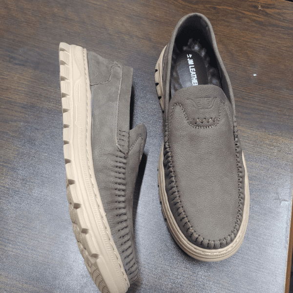 Premium Men’s Genuine Leather Slip-On Loafers - Image 2