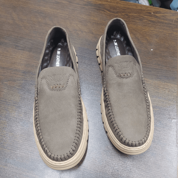 Premium Men’s Genuine Leather Slip-On Loafers - Image 3