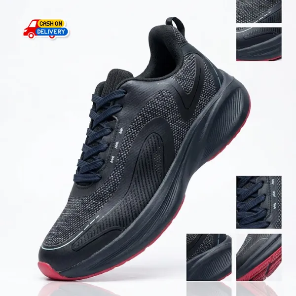 Amass Lightweight Breathable Running Sneakers. The mesh zones are strategically placed to prevent overheating during long runs. Price only 1599 TK