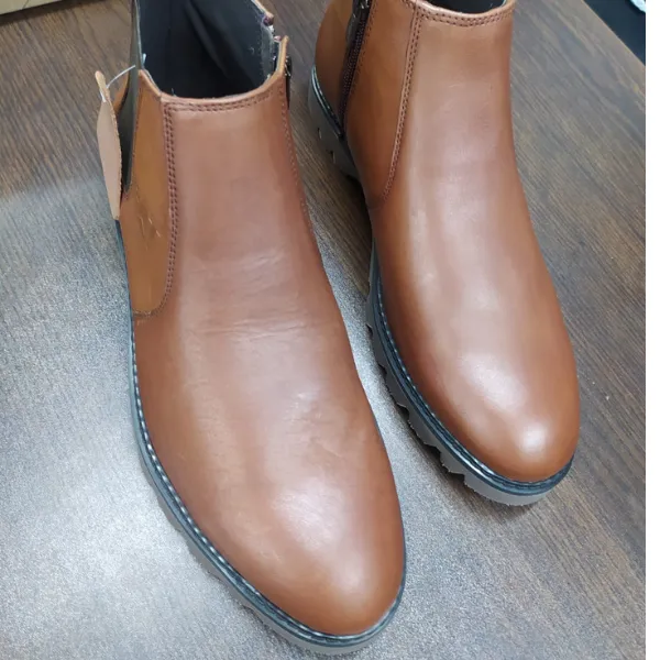 CAT Men's Leather Chelsea Boots - Brown - Image 4